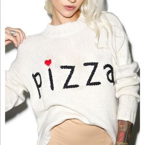 WILDFOX PIZZA SWEATER